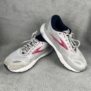 Brooks Addiction GTS 15 Women's Size 10 2E (Extra Wide) Running Shoes Gray Pink